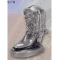 5" Cowboy Boot Bank